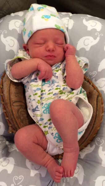 A Mariner's fan is born