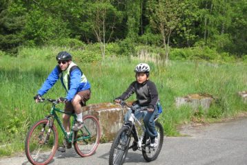 family bike ride