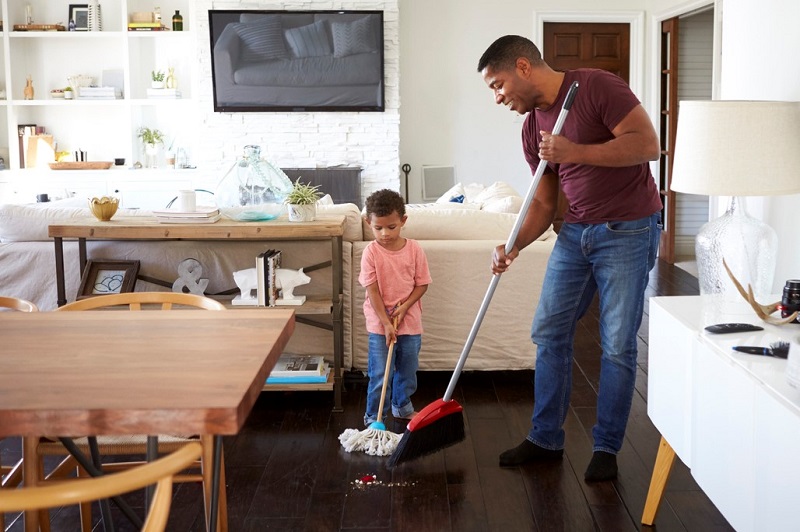 get kids to clean