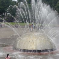 Seattle center's International Fountain