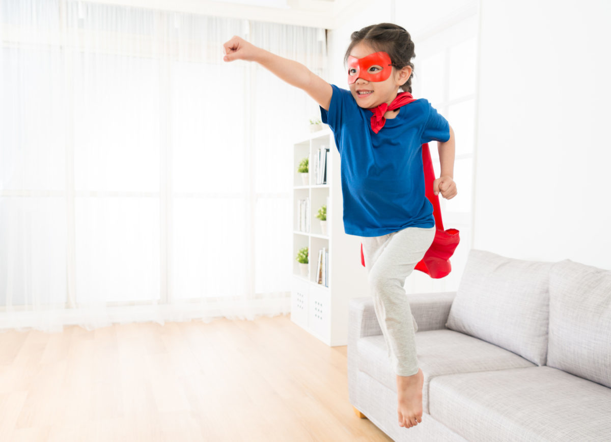 stay-at-home picks; superhero workout