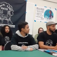 Black students: Azure Savage and Jesse Hagopian at a Black Lives Matter at School event