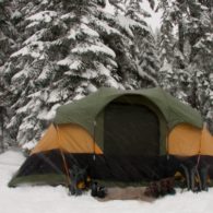 winter camping in Washington
