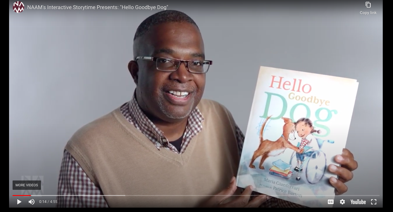 weekend picks -- screen grab NAAM read-aloud