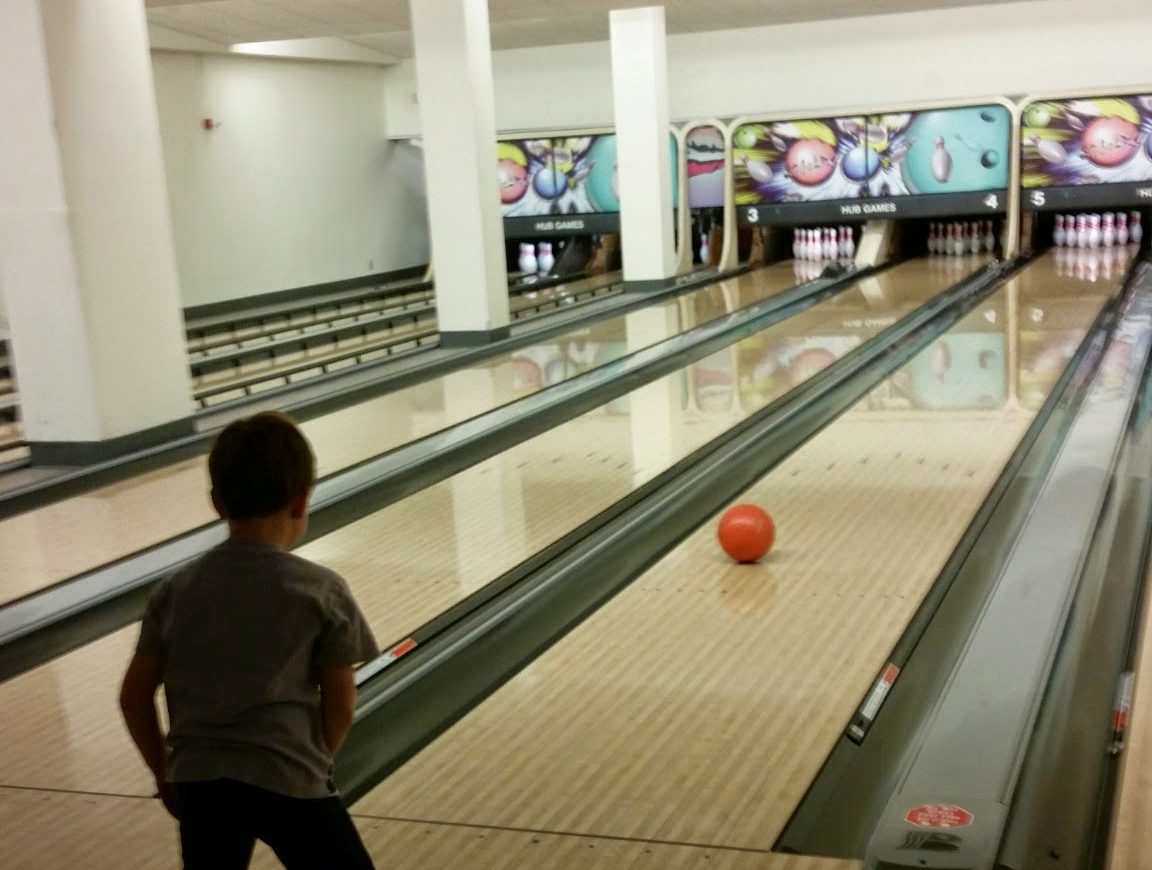 Seattle bowling with kids