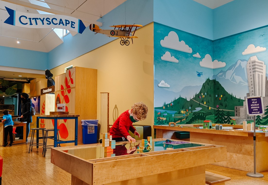 kids' museum during COVID