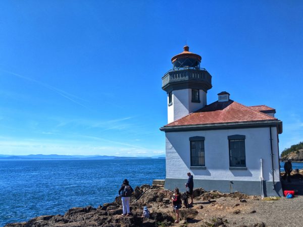 Lighthouse at lime kiln point