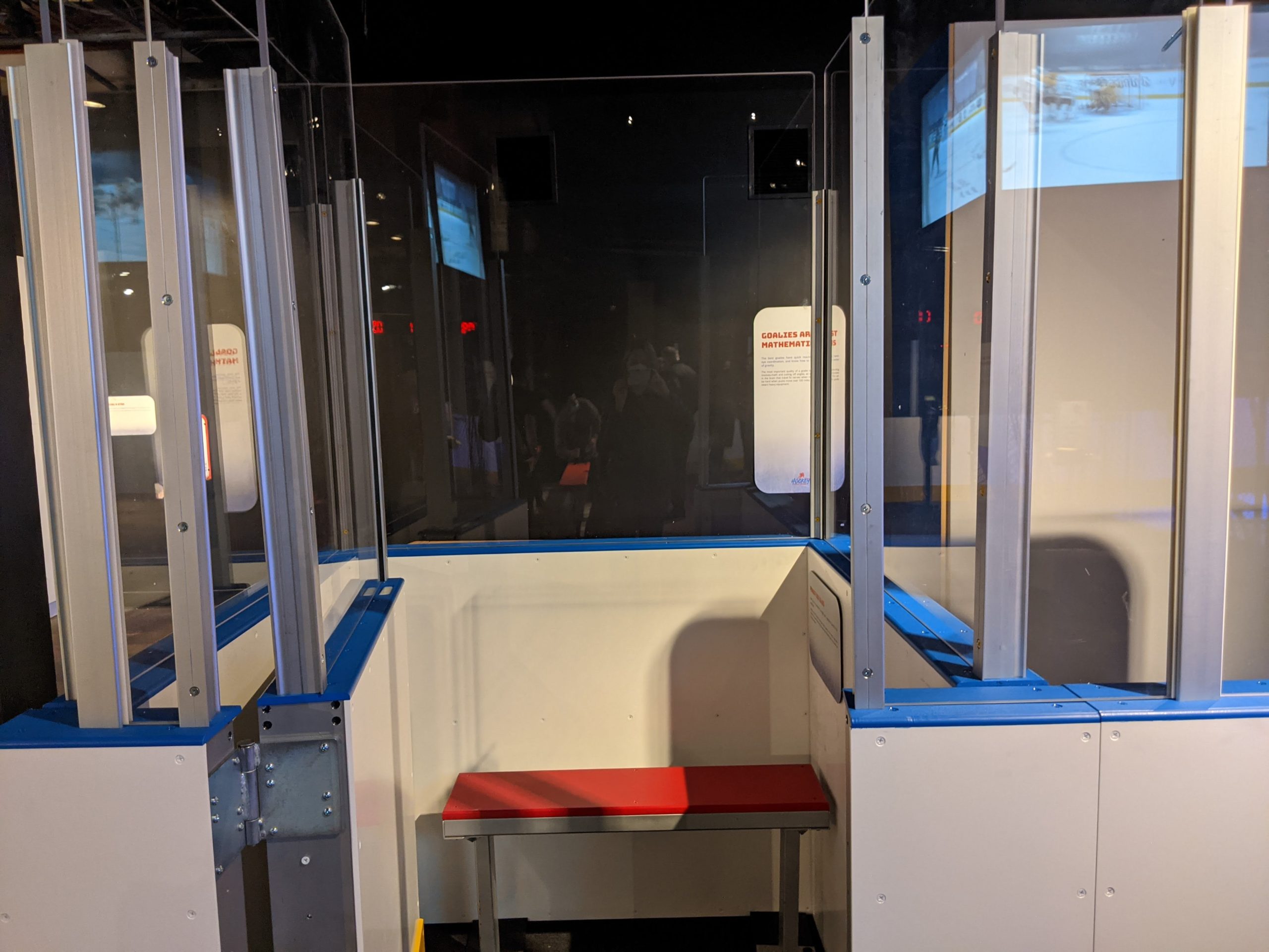 Kraken hockey exhibit