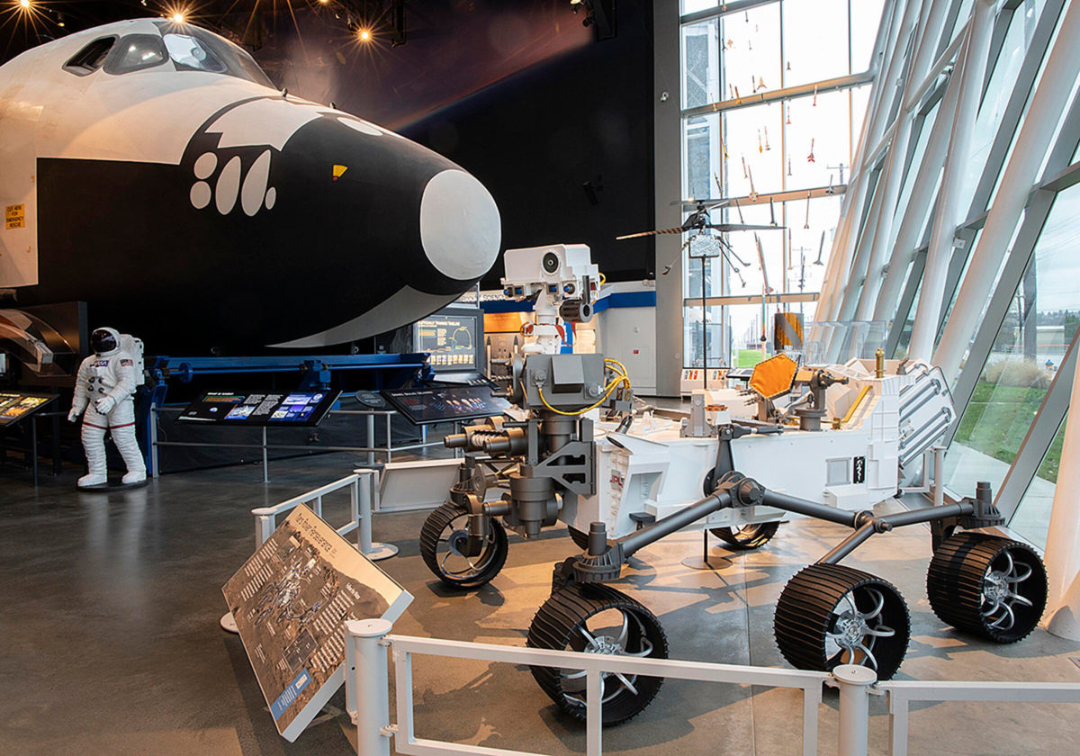 Museum of Flight Mars rovers