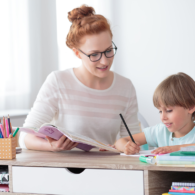 Cascade Enrichment tutor with student