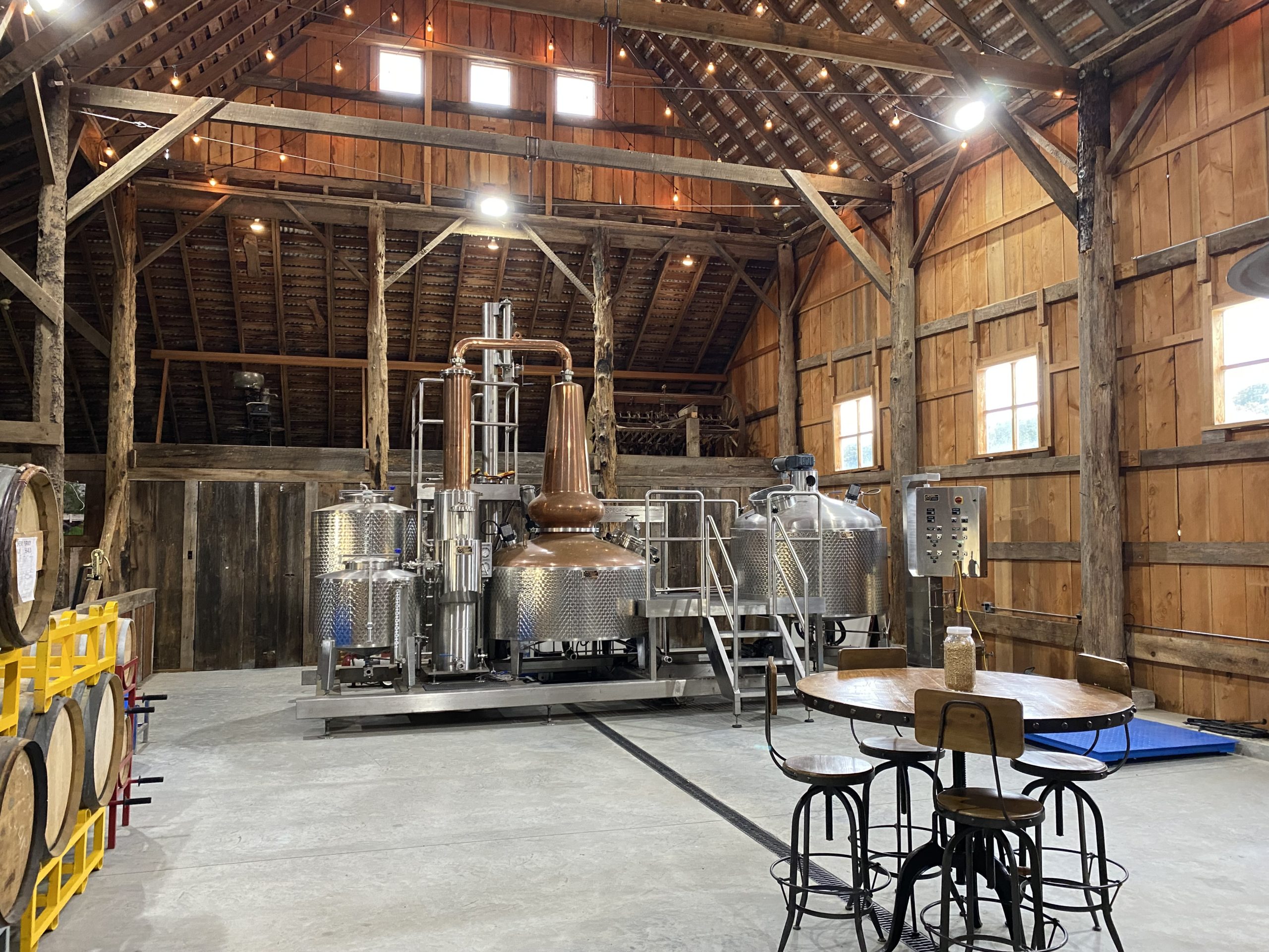 The distillery is being prepared to open in the summer