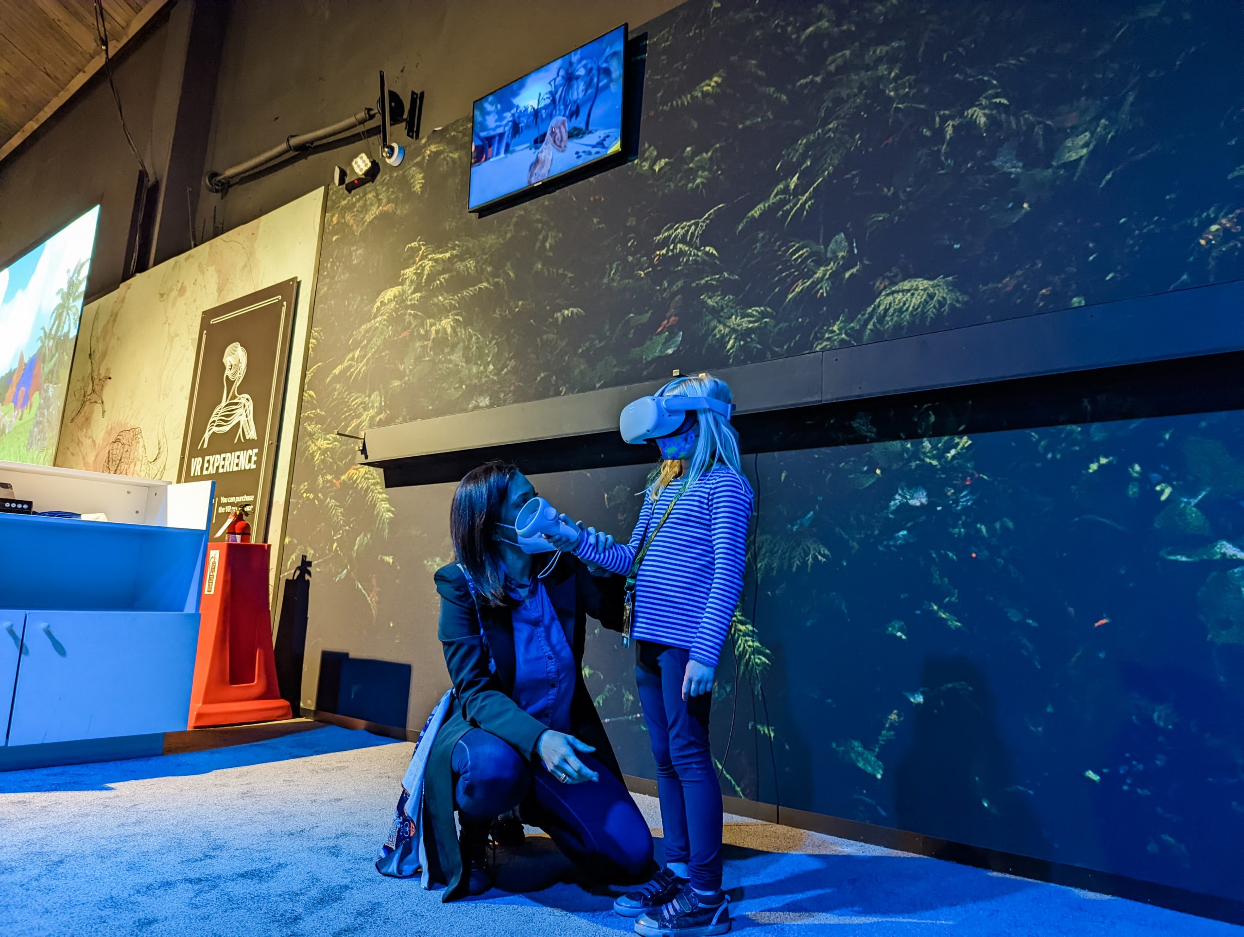 Interactive experience at Dinos Alive