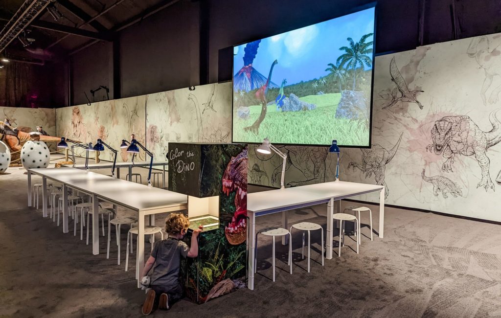 Make art and watch it come alive on big screens.