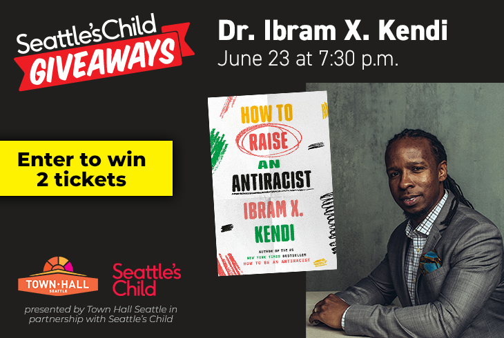 Enter to win 2 tickets to see Dr. Ibram X. Kendi at Town Hall Seattle