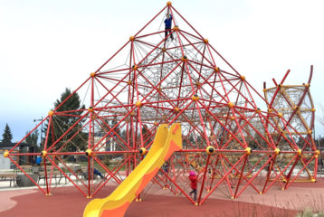 Visit this Renton Park after a stop at the nearby library.