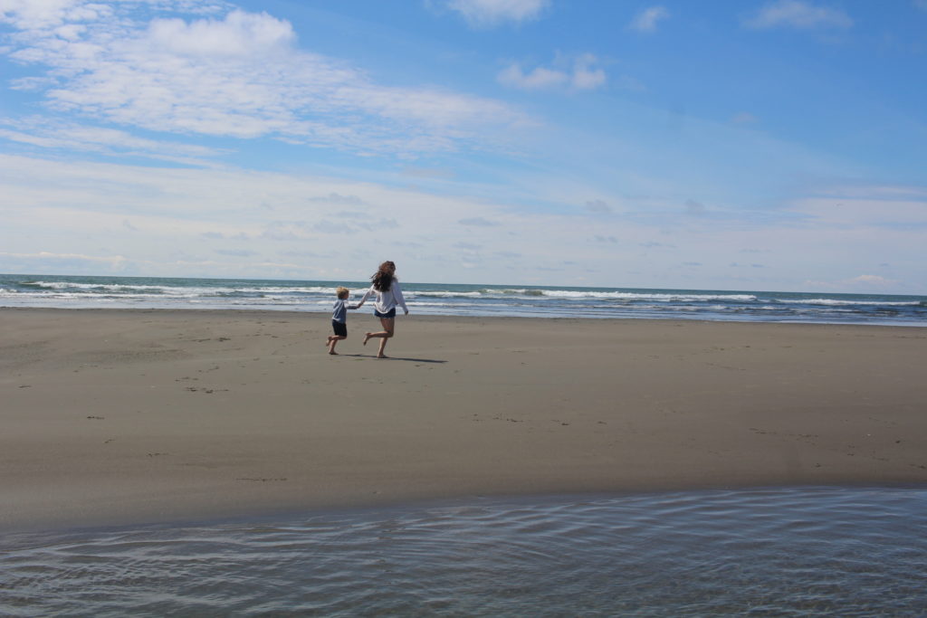 Head to this kid friendly beach and frolic through the sand
