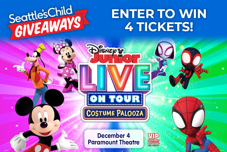 Seattle's Child Giveaways Win 4 tickets to Disney Junior Live on Tour: Costume Palooza December 4 at the Paramount Theatre