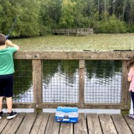 Fishing at Martha Lake