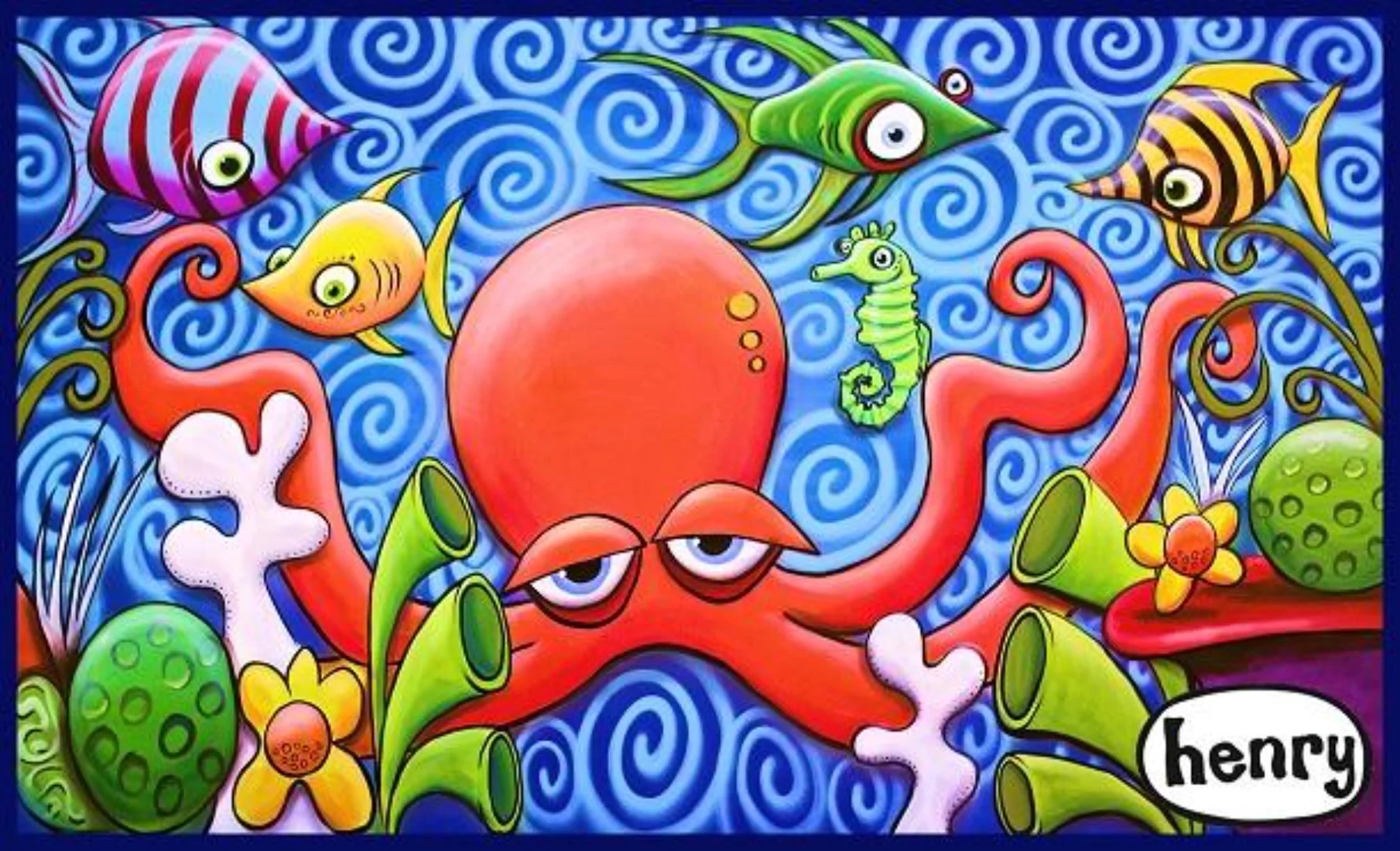 Art in the park with henry