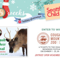 Seattle's Child 8 Weeks of Holiday Giveaways: Enter to win tickets to the Issaquah Reindeer Festival