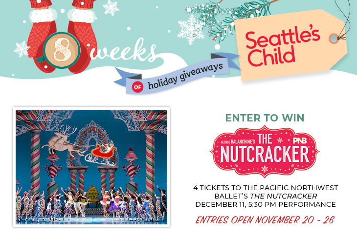 Seattle's Child 8 Weeks of Holiday Giveaways: Enter to win tickets to PNB's "The Nutcracker"