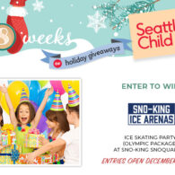 Seattle's Child 8 Weeks of Holiday Giveaways: Enter to win an ice skating party package from Sno-King Ice Arenas