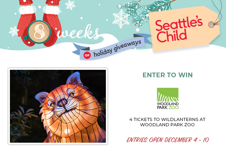 Seattle's Child 8 Weeks of Holiday Giveaways: Enter to win tickets to WildLanterns
