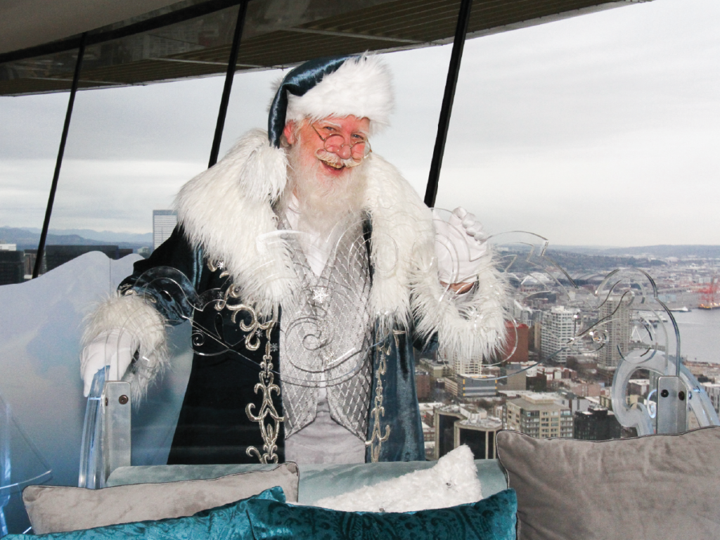 Santa at the Space Needle
