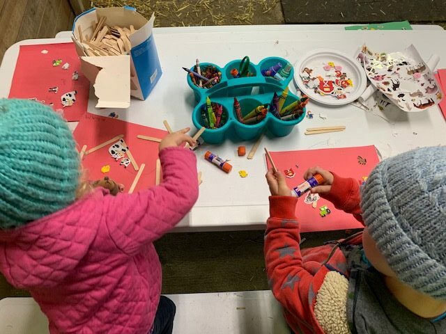 Crafting at a play station