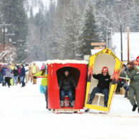 Go to Conconully outhouse races