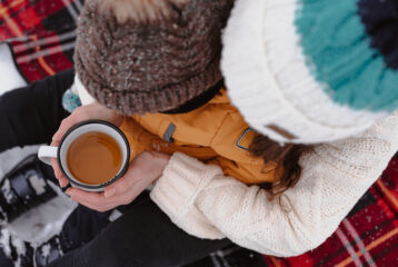 Winter picnics with kids
