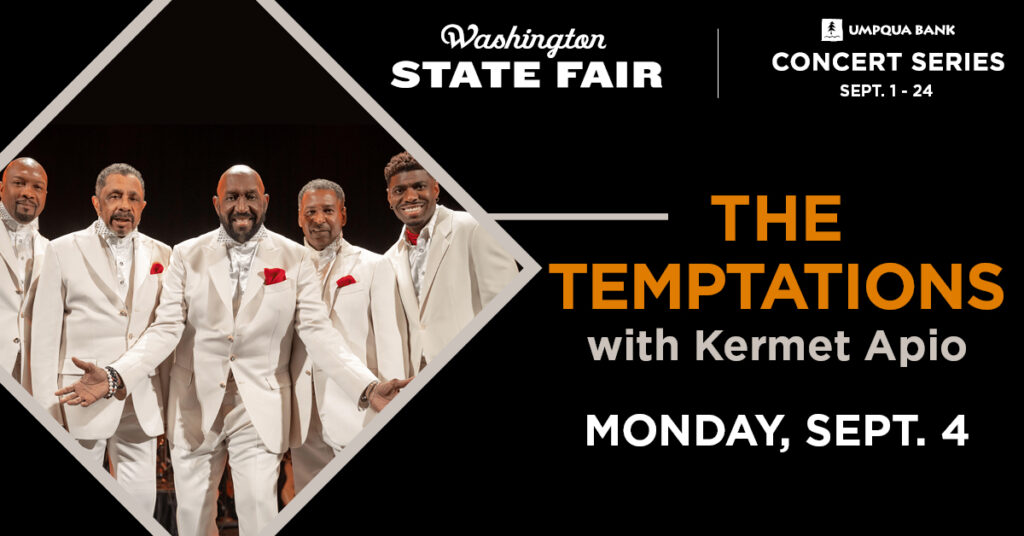 The Temptations in concert at the Washington State Fair