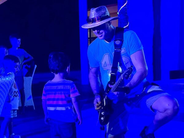 Kids enjoys the nightly shows at Club Med.