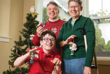 one Christmas gift each