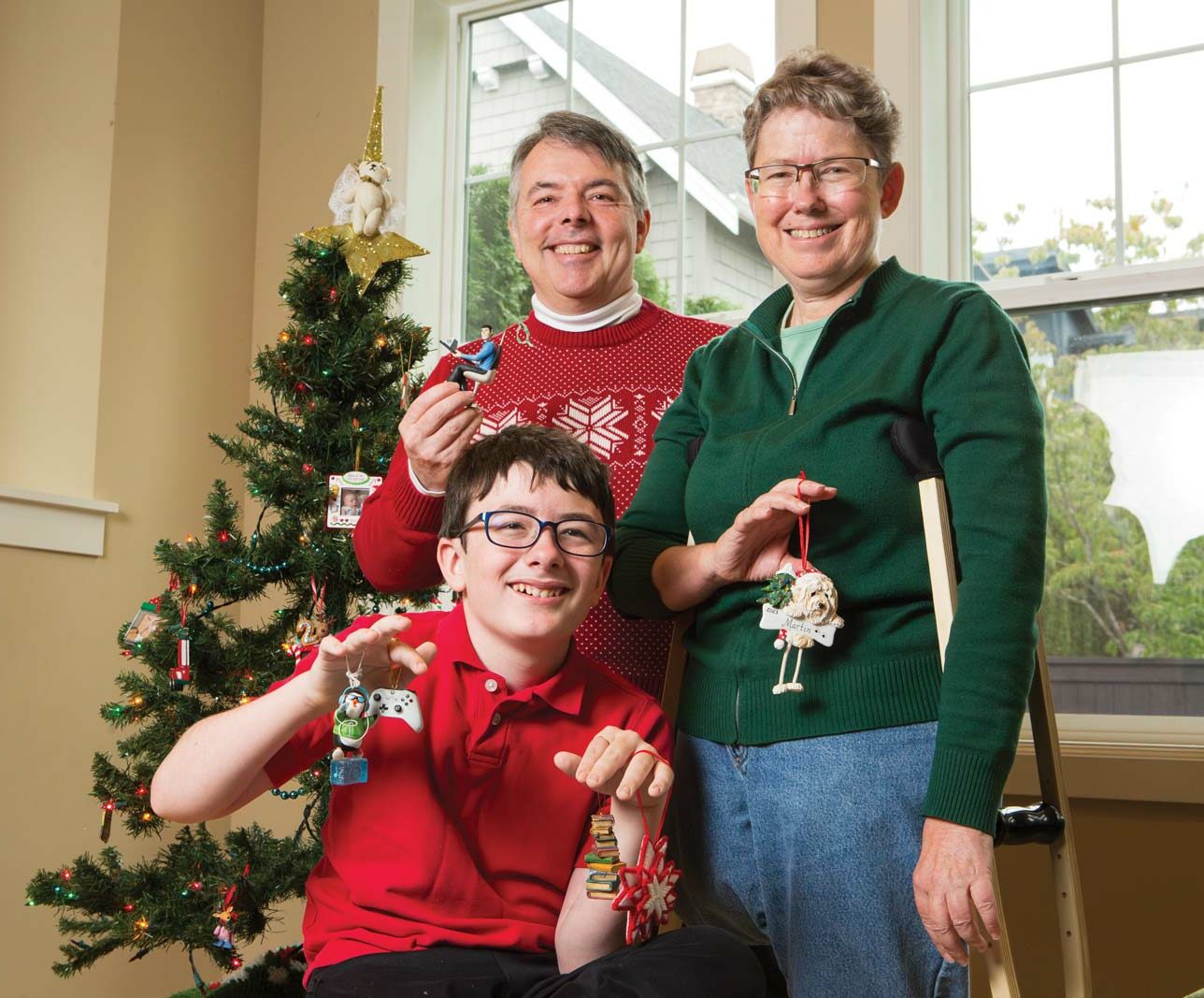 one Christmas gift each