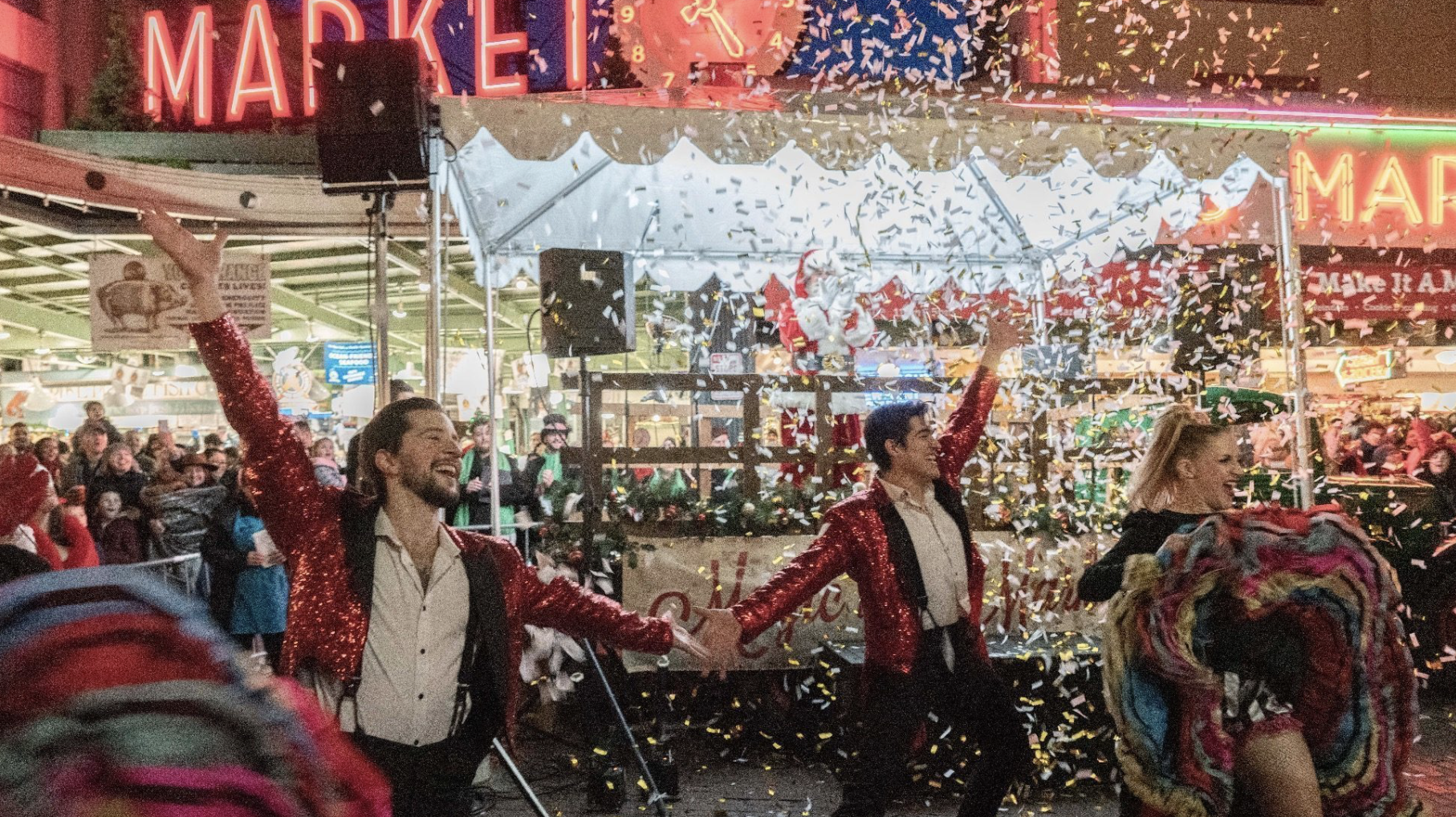 Magic in the Market at Pike Place Market.