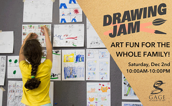 Drawing Jam at Gage Academy