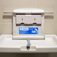 Accessible diaper changing stations