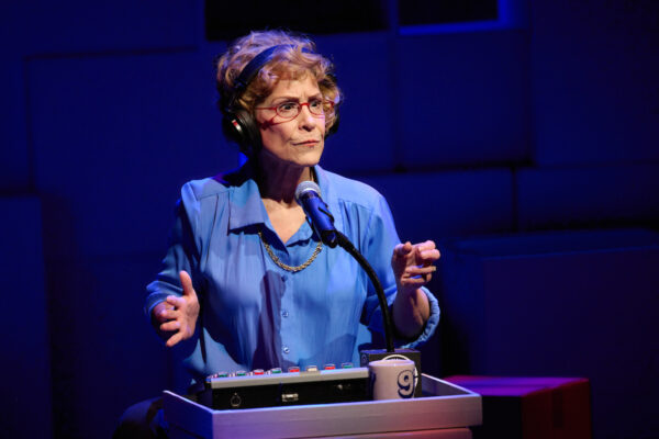 Dr. Ruth at the podium