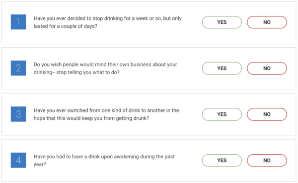 Parents in recovery AA assessment