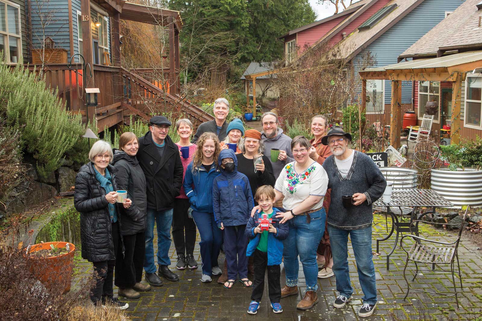 co-housing circle of neighbors