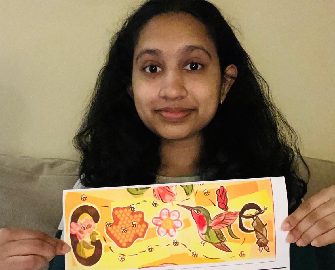 State Doodle for Google winner Mahee Chandrasekhar