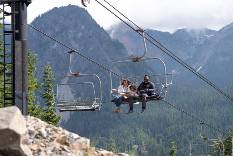 Scenic Chairlifts at Snoqualmie. (Photo courtesy: Snoqualmie Summit).