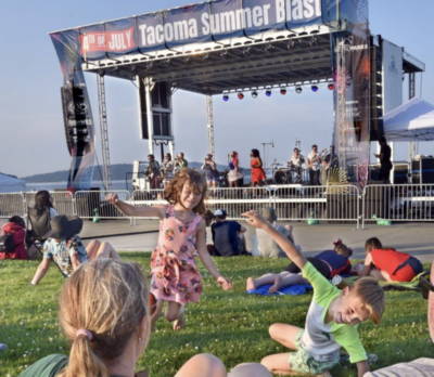 Tacoma Summer Blast 4th of July Celebration. (Photo courtesy: Parkstacoma.gov)