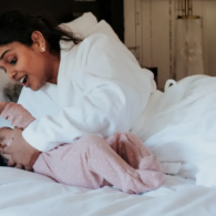 Yuzi Care postnatal retreat mom and baby