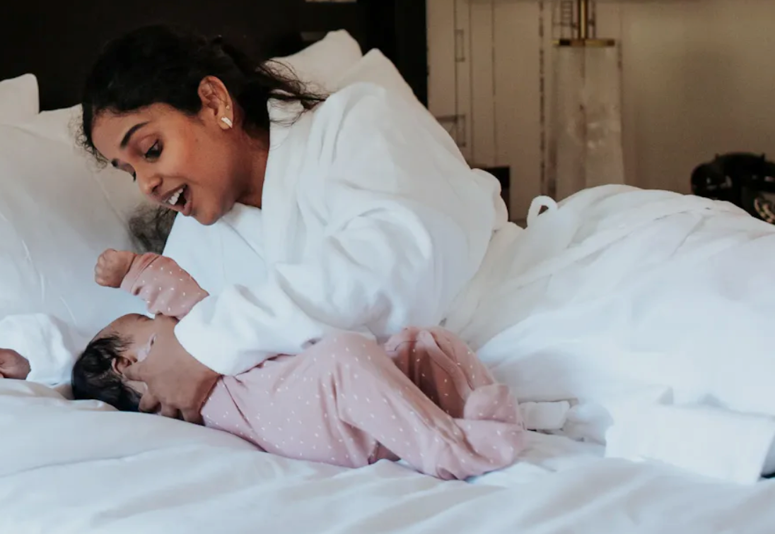 Yuzi Care postnatal retreat mom and baby