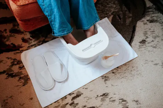 Yuri Care postnatal retreat footbath