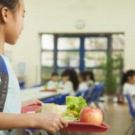 Students access free lunches
