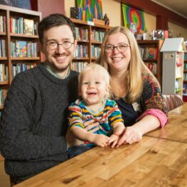 Independent bookstores with cafes