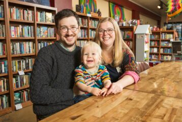 Independent bookstores with cafes